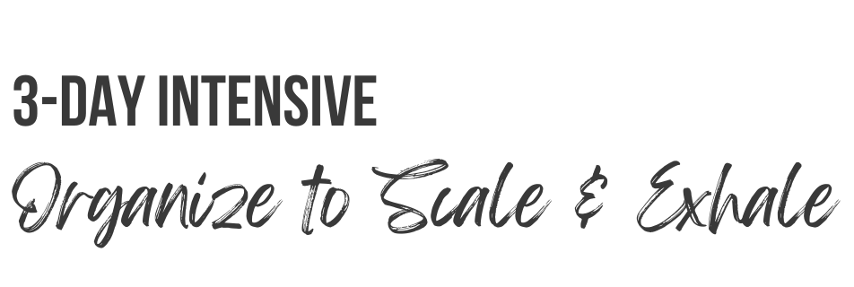 3day intensive workshop staci gray organize to scale women entrepreneur business workshop